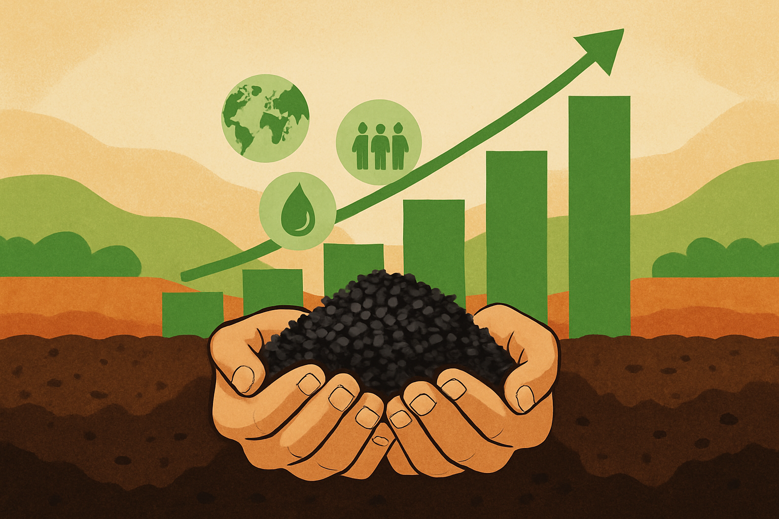 Grafico che mostra come i co-benefici biochar aumentino il prezzo dei crediti di carbonio nel mercato volontario secondo lo studio su 171 transazioni.
